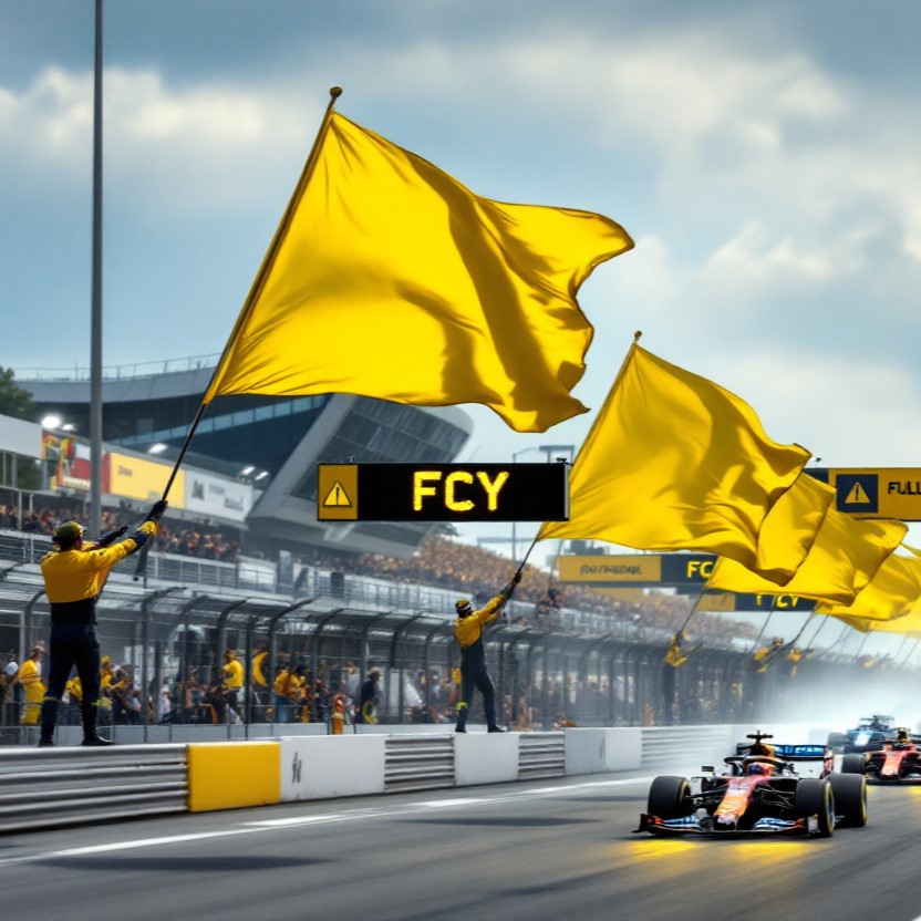 Full course yellow